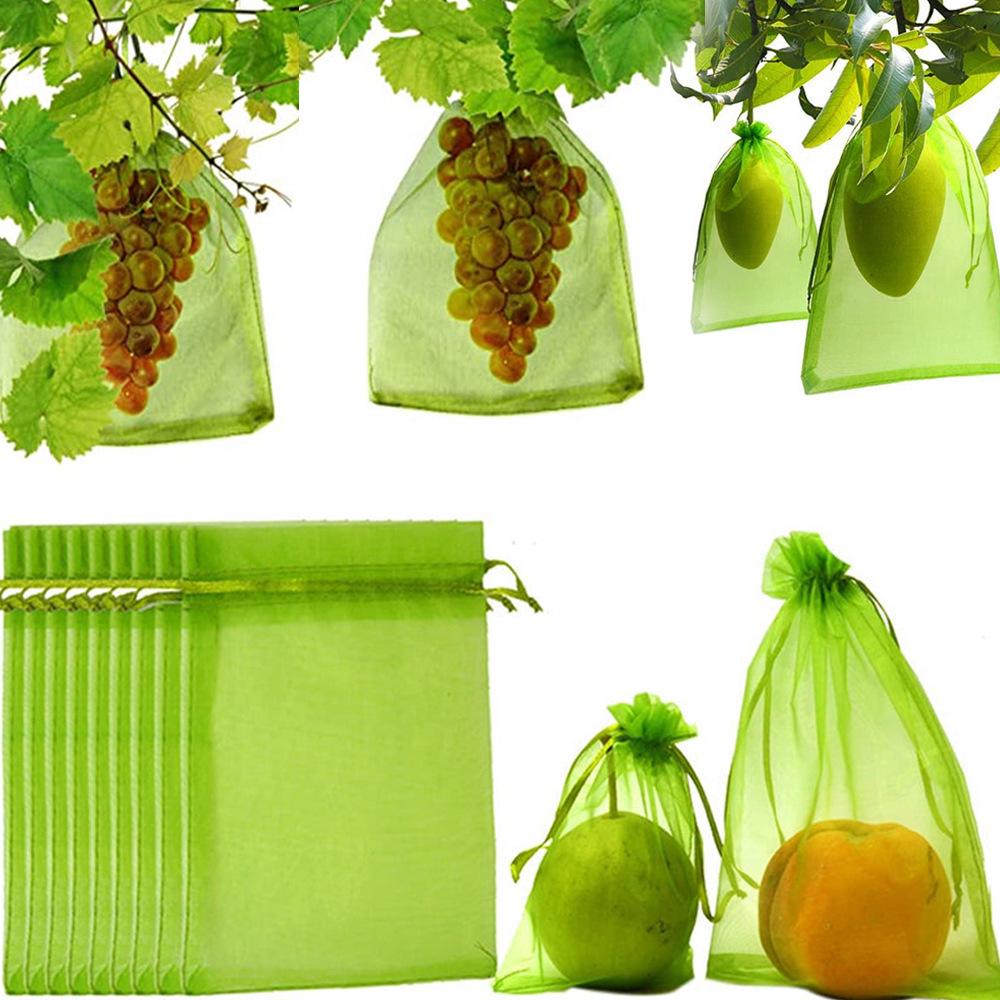Mesh Fruit Protection Bag - Insect-Proof Cover for Grapes and Vegetables, Reusable Gift and Candy Bag