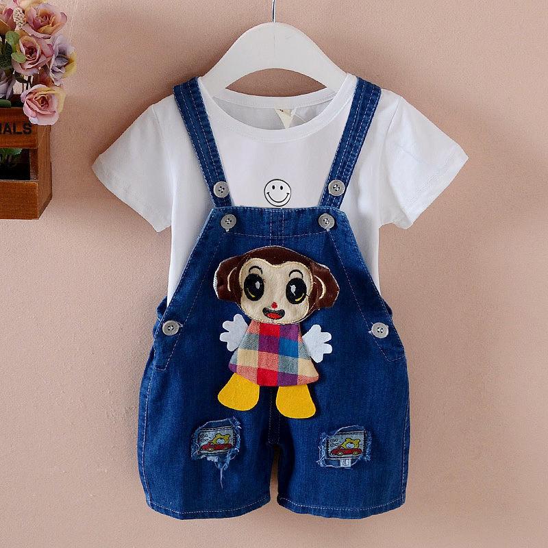 Children's Wear Children's Trousers Baby Children's Overalls Jeans Baby Summer Shorts