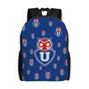 Universidad De Chile  Backpack for Men Women Casual Student Hiking Travel Daypack  College Canvas Bags Outdoor
