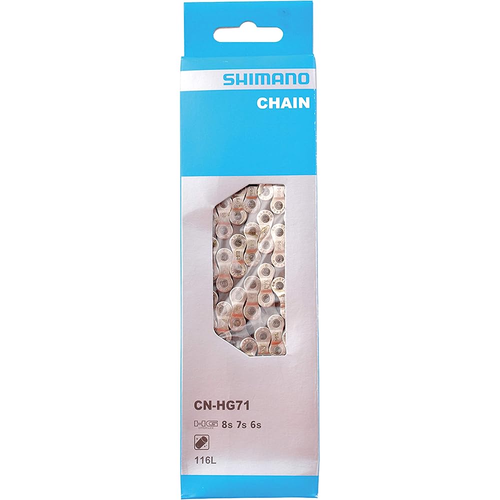 Shimano CN-HG71 HG Chain 116L 6/7/8 Speed Compatible Silver