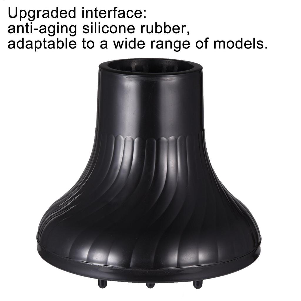 Universal Barbershop Hairdryer Diffuser Cover Black Curling Hair Dryercover Barber Hair Diffuser Salon Home Curly Styling Tools