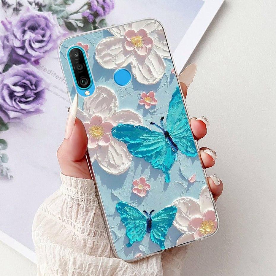 Cute Cartoon Case For Huawei P30 Lite P30 Pro Soft Silicone TPU Back Cover For Huawei P30lite P 30 P30Pro Phone Cases
