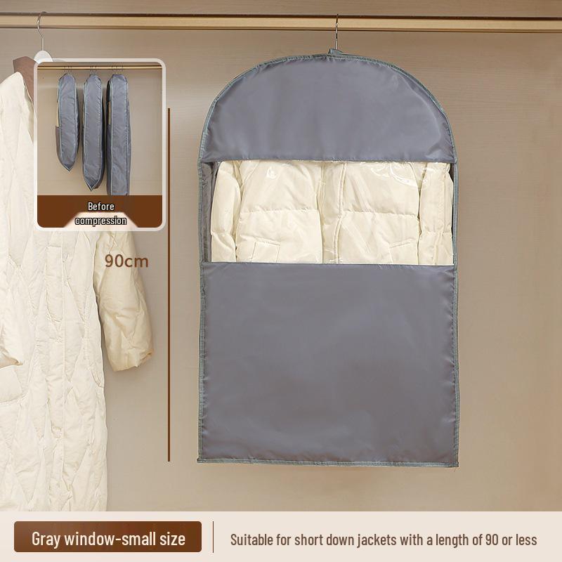 Clear Hanging Dustproof Cover for Wardrobe Down Jackets