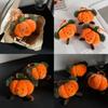 Headphone Playful Plush Pumpkin Doll Cute Bag Charm For Decoration Creative