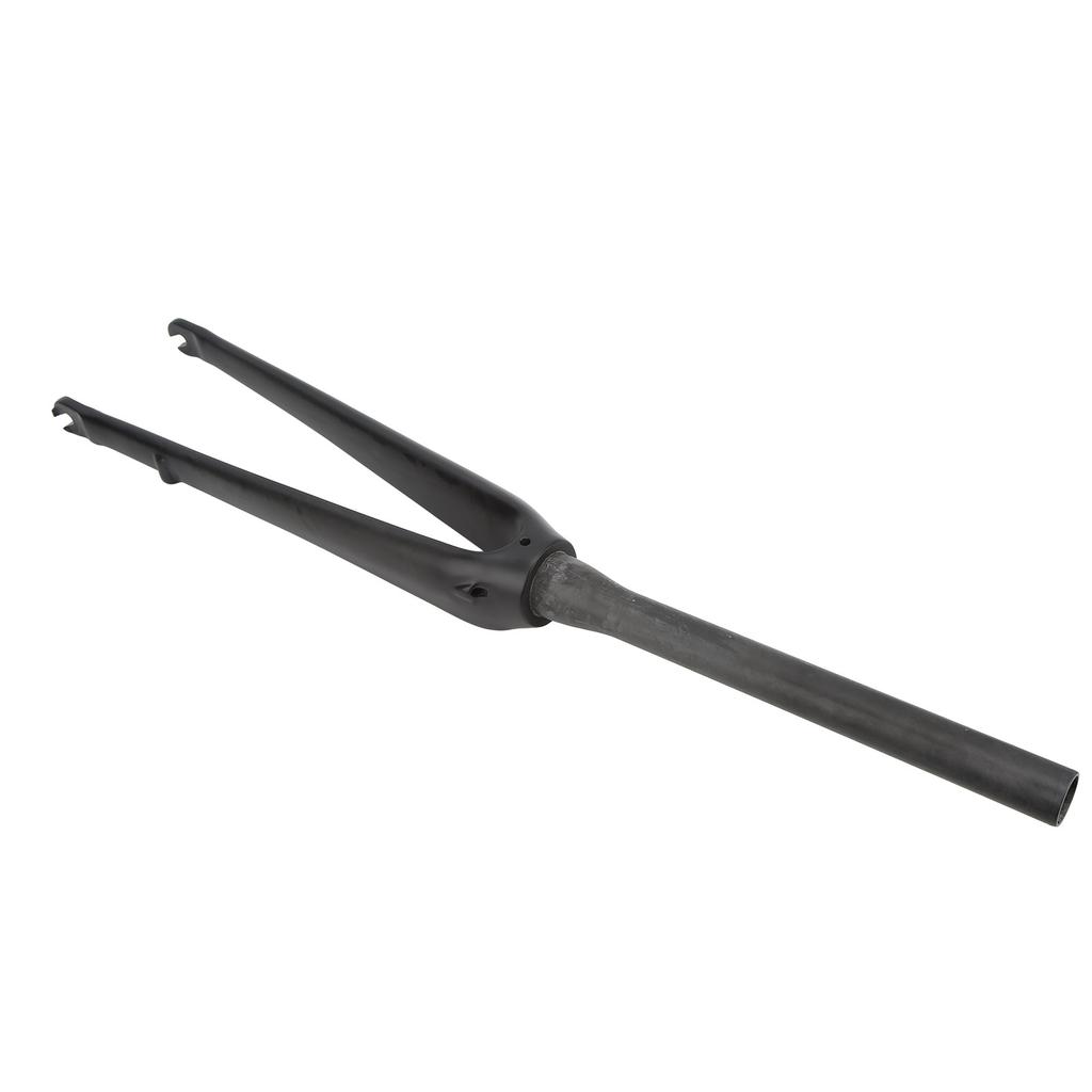 Bike Rigid Front Fork Full Carbon Fiber Road Bike Fork Quick Release Type UD Pattern Top Taper Pipe for Disc BrakeUD