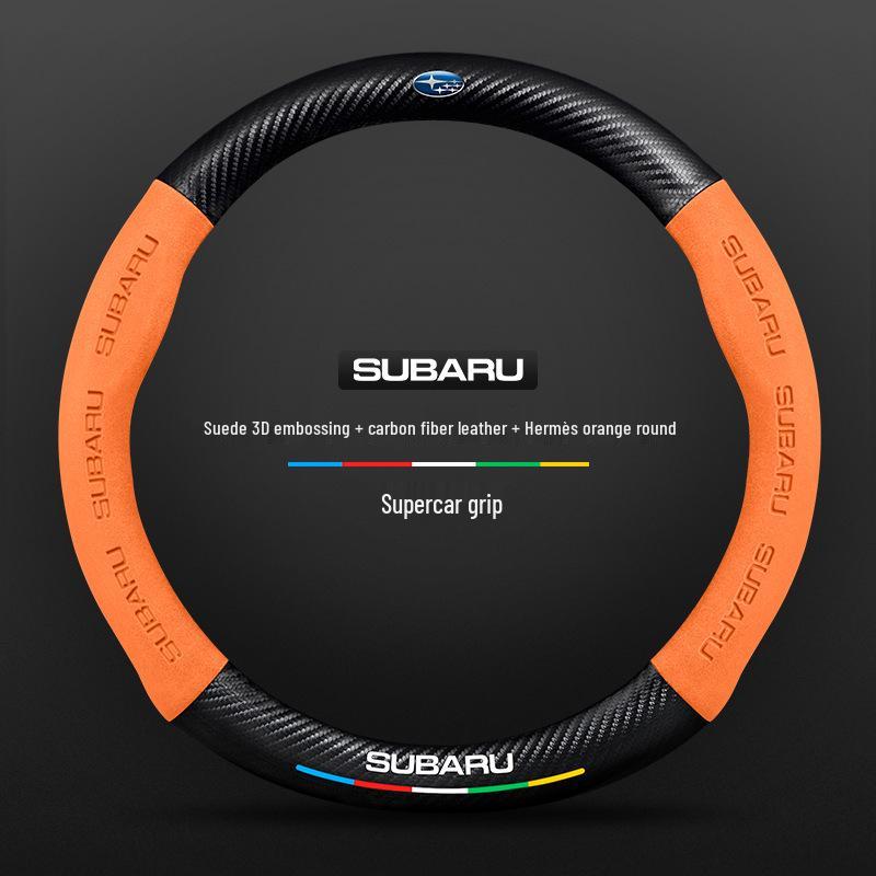 Κάλυμμα Τιμονιού για Subaru: Forester, Outback, Legacy, Impreza, XV/WRX/BRZ - Κάλυμμα Λαβής από Ανθρακονήματα