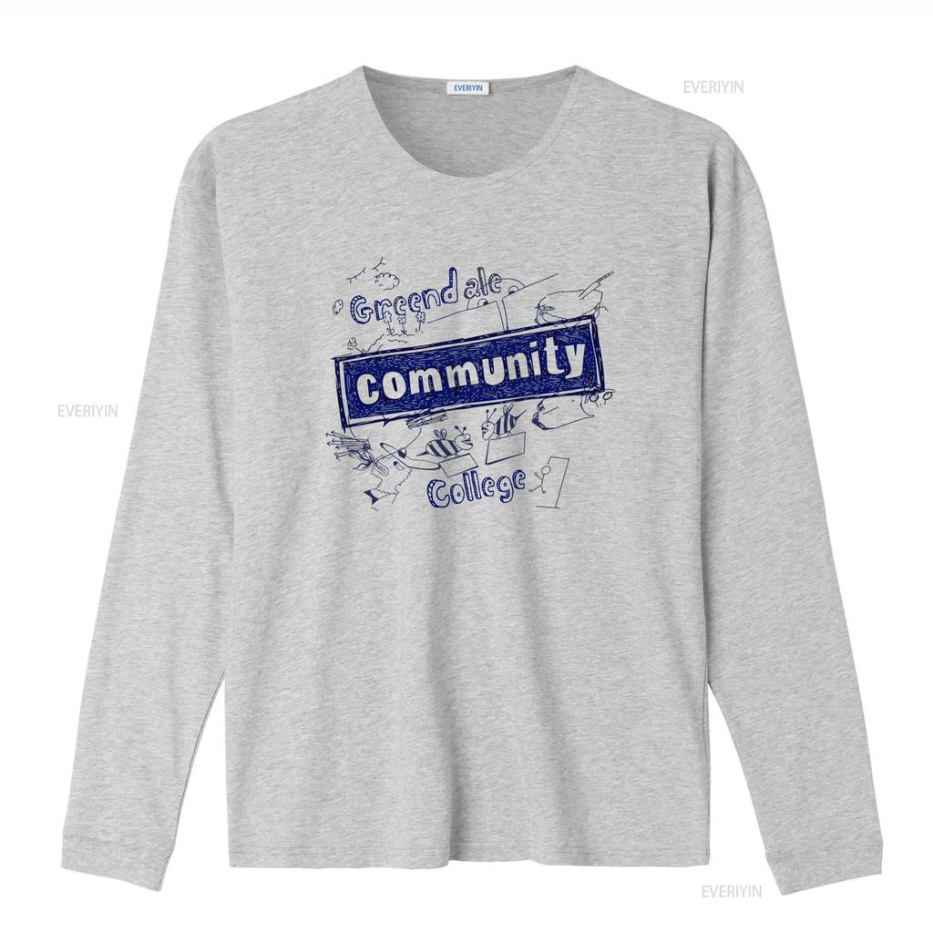 Greendale Community College Print T Shirt for Adults vintage Washed Stretched Stylish fashion Slightly Comfortable Breathable