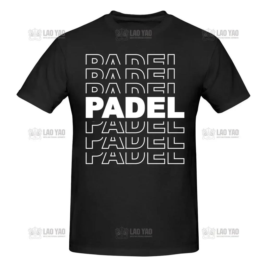 Padel Padel Divertido T-shirt Funny Casual Soft Premium Men's Clothing Tee Shirt Graphic Tops Harajuku
