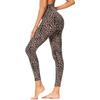 High-waisted Peach-bottom Yoga Trousers Outdoor Tummy-slimming Stretchy Form-fitting Quick-drying Sports Leggings for Women with A Printed Design