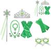 Tinker Bell Fairy Princess Dress For Kids Halloween Costume Party Polyester Fiber Fabric Suitable For Children 80-150cm