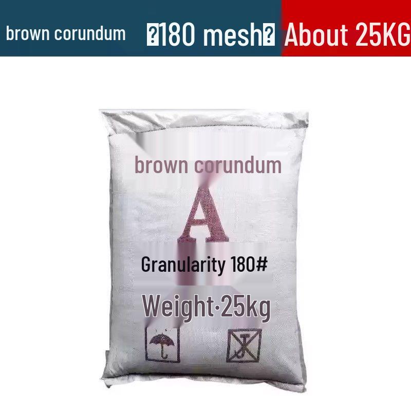 Sandblasting Machine with Brown/White Corundum, Glass Beads, and Emery for Abrasive Sand Use