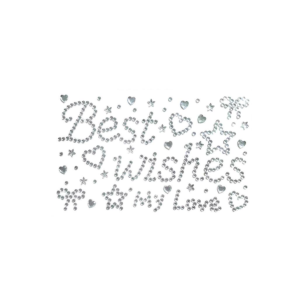 3D Gift Decoration Stickers Love Heart and Star Shape