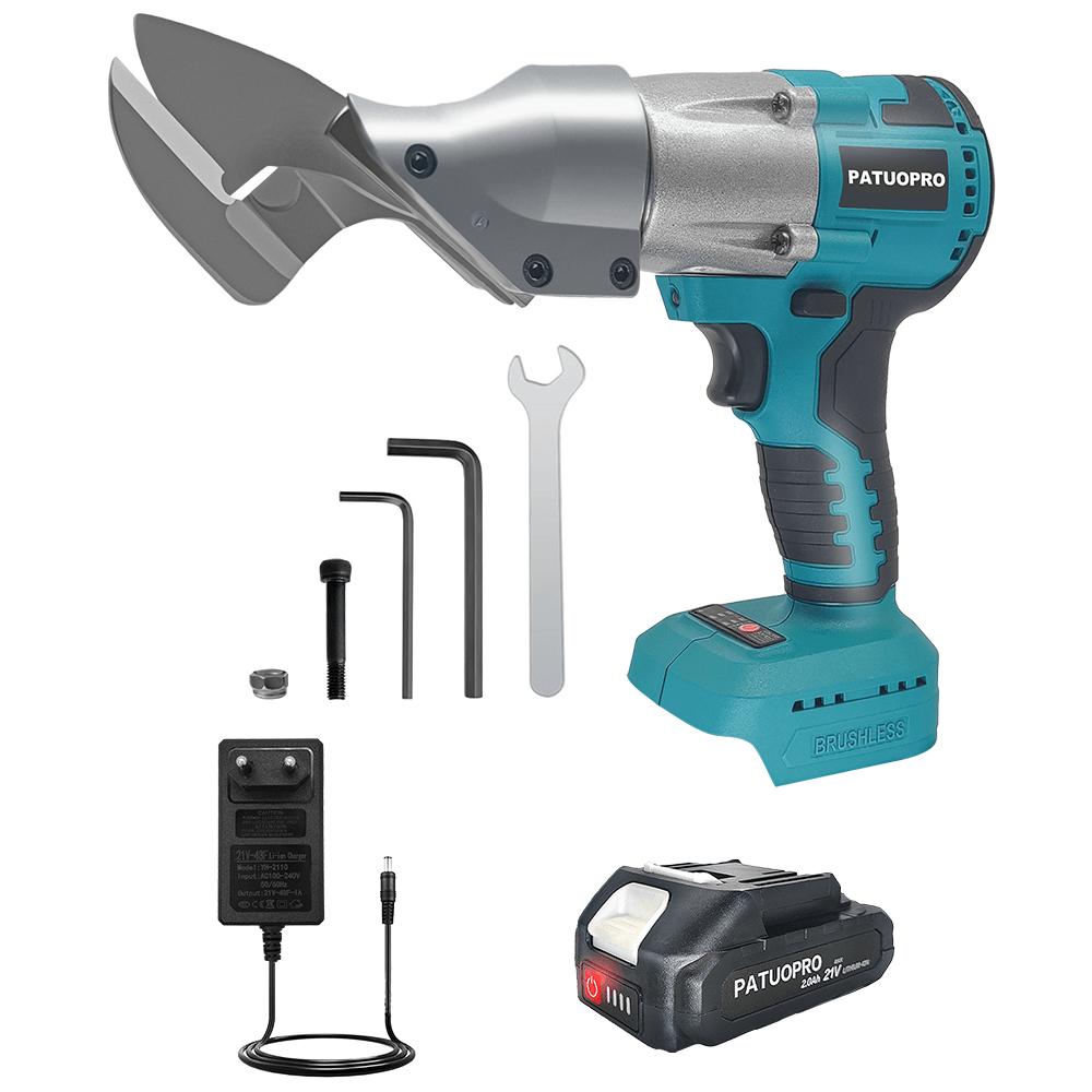 PATUOPRO 300N.m Cordless Electric Iron Scissor Brushless Metal Shear Rechargeable Cutting Power Tool For Makita 18V Battery