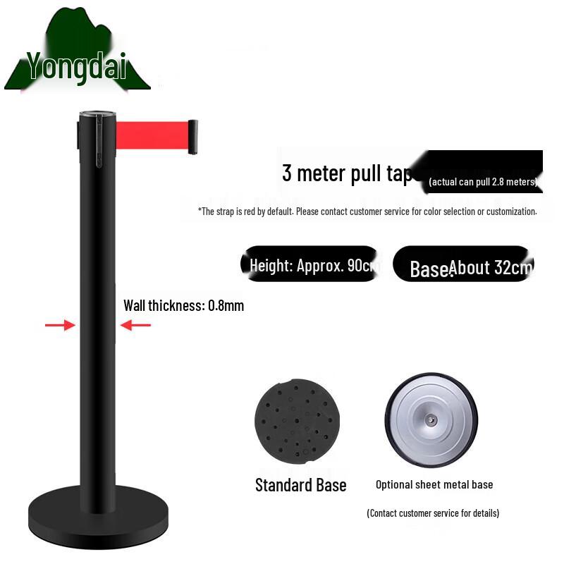 Yongdai Stainless Steel Ret retractable Belt Barrier Post