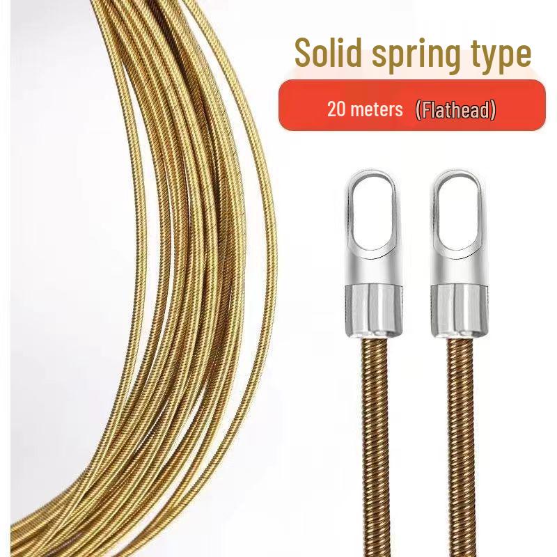 Electrician's Universal Wire Puller: Solid Spring Threading Tool for Through-Wall Wire Installation.