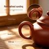 Chaozhou Da Hong Pao Zini Purple Clay Teapot - Small Horizontal Kung Fu Brewing Set