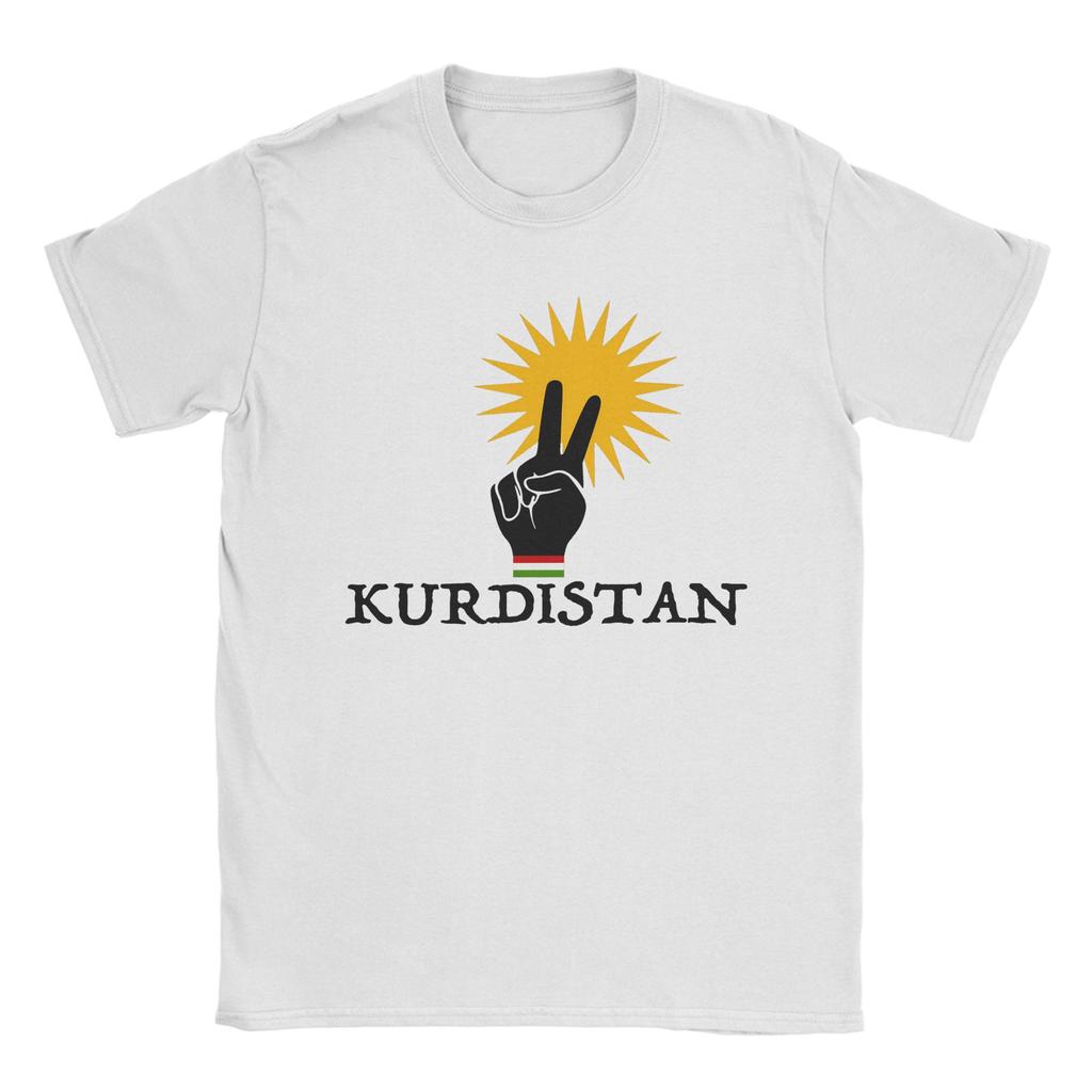 Kurdistan Unisex T Shirt Awesome Tee Shirt Short Sleeve Crew Neck TShirt Pure Cotton Party Tops