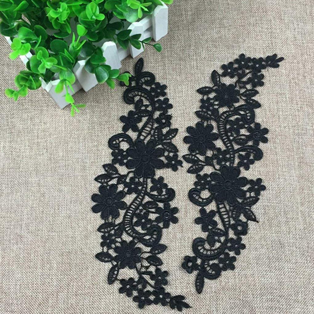Lace Applique Trim Dress Flower Fabric Wedding Accessory