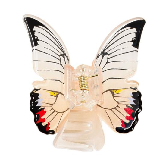 

Hair Claw Butterfly Design Back Head Hair Clip Anti-slip Teeth Strong Grip Shark Hair Clip Lightweight Versatile Hair Accessory шампанского