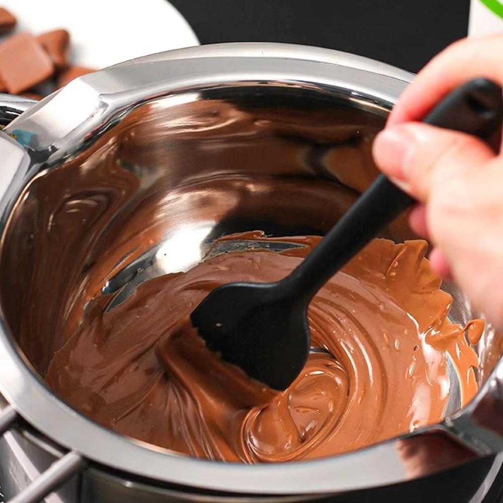 400/600ml Candle Wax Melting Boiler Pot Melting Chocolate Heat Resistant Handle Chocolate Melting Pot Stainless Steel Bowl