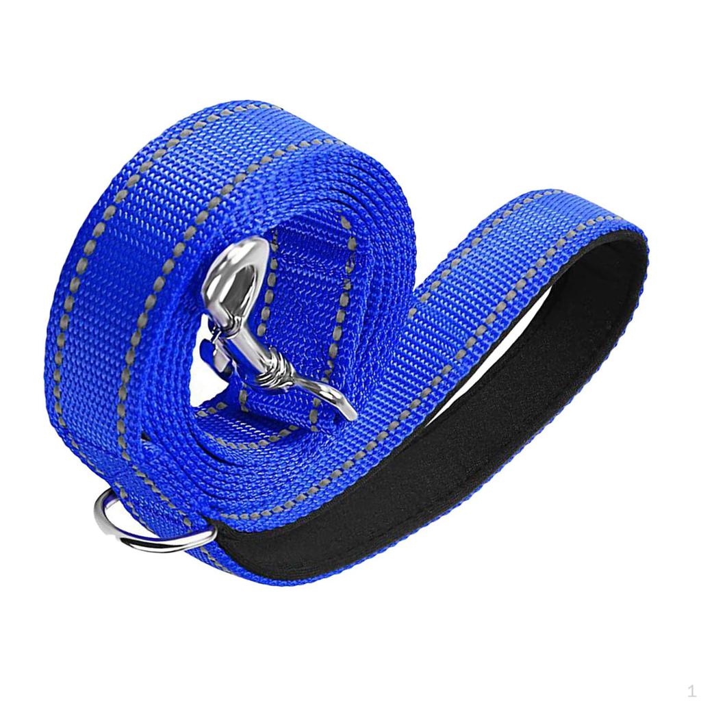 Dog Leash 6 Foot Reflective Nylon Braided Heavy Duty Training for Large and Medium Dogs