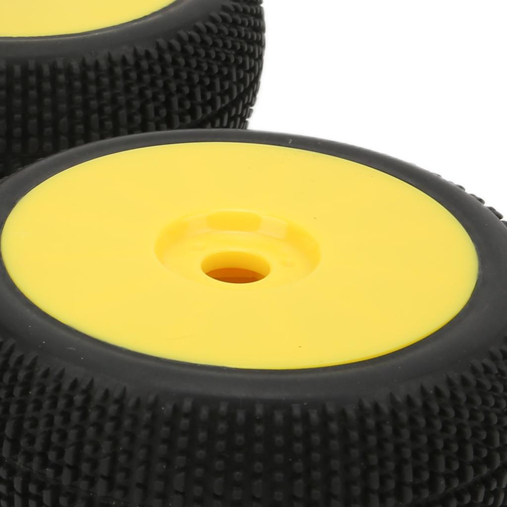 4pcs RC Front Rear Tires and Wheels with 17mm Hex for 1Celsius8 RC Off Road Car Upgrade Parts