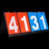 WEZHO Universal 6-Digit Sports Flip Scoreboard