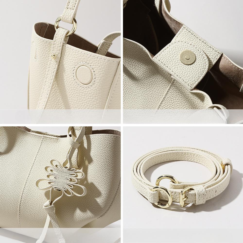 Genuine Leather Tote Bag Large-capacity Handbag Commuter Fashion Single-shoulder Bag