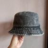 Cap Fisherman Denim With Uv Protection And Water Wash Finish For Gift Women