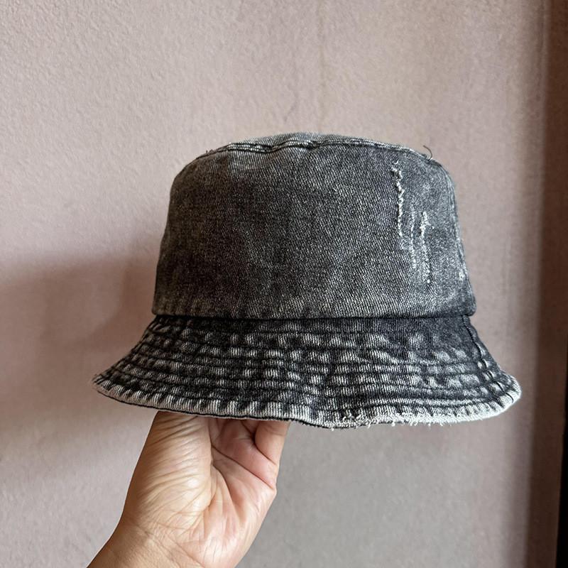 Cap Fisherman Denim With Uv Protection And Water Wash Finish For Gift Women