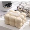 Cotton Candy Ceramic Tissue Box Living Room Removable Napkin Paper Home High Beauty Storage Container