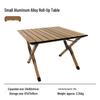 Outdoor Camping Aluminum Roll-Up Table