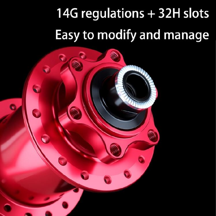 6 Pawl Mountain Bike Hubs Set 32H Spokes Hole Sealing Bearing 100/135mm Axles Light Weight Aluminum Alloy Construction