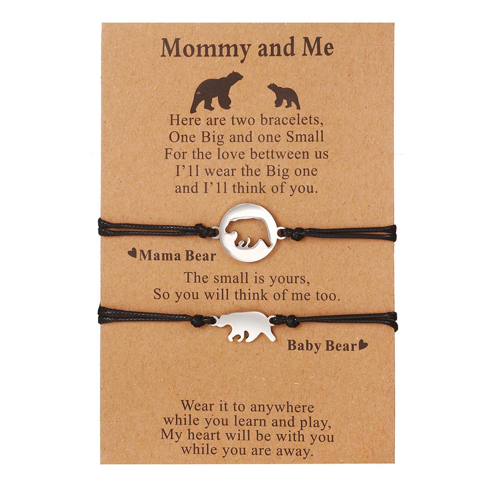 

Карточный Браслет Набор из 2 штук Регулируемый из нержавеющей стали В форме сердца Браслет для хорошего друга Браслет