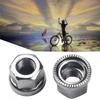 Wheel Axle Track Nuts 2Pcs Anti-skid Bike Cycle M9/M10