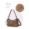 Xeie Thuk Shoulder Crossbody Handbag Women PU Adjustable Strap Daily Commute