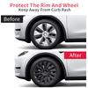 4PCS Wheel Cover for Tesla Model Y 2020-2024 Automobile 19 Inch New Blade Hubcap Wheels Cover Full Rim Hub Caps Accessories