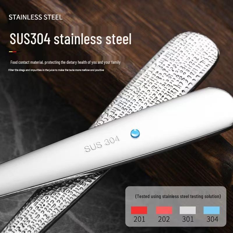 316 Stainless Steel Elegant Soup & Porridge Ladle and Strainer with Deepened Bowl for Hot Pot Serving and Cooking.