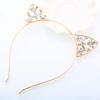 Crystal Rhinestone Cat & Rabbit Ear Headband - Colorful Sweet Accessory & Christmas Gift