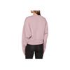 Adidas Originals Simple Casual Sports Round Neck Drop Shoulder Short Logo Sweatshirt Women sweatshirt Pink HF7480