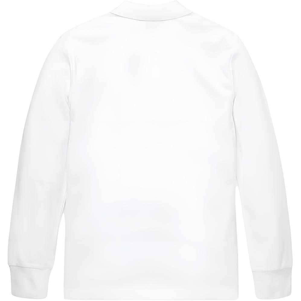 Polo Ralph Lauren Kids Logo Icon Button Fit Straight Long Sleeve T-Shirt Kids tops White CWPOKNIY6820119-100
