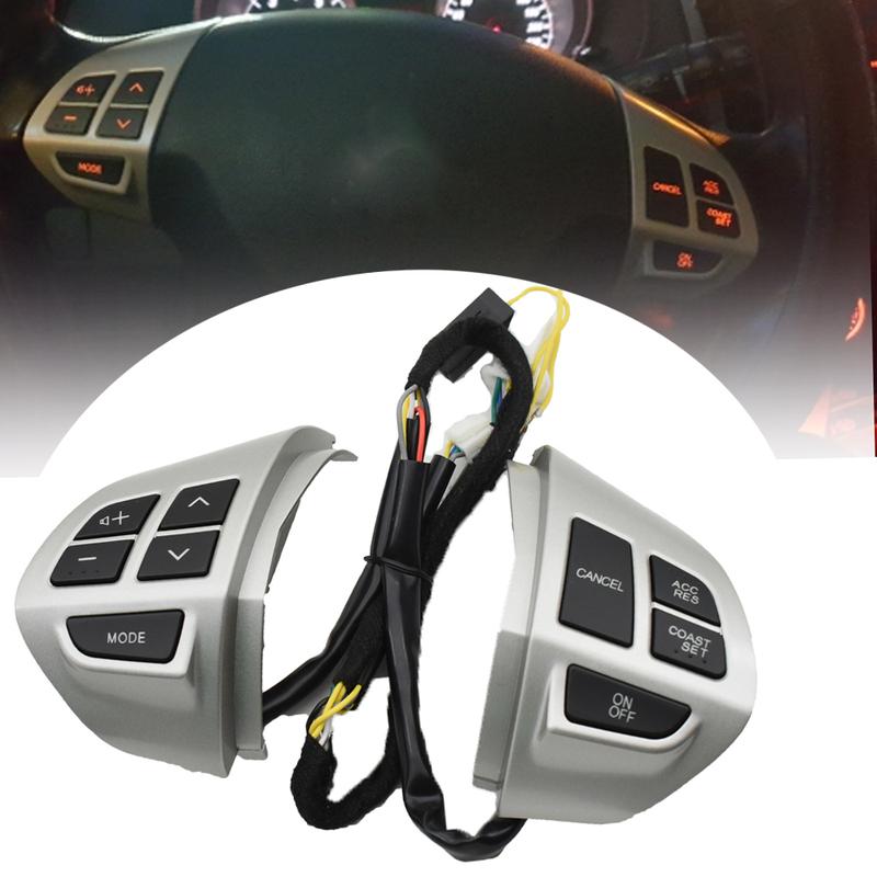 Multifunction Steering Wheel Button Cruise Control Switch For MITSUBISHI LANCER OUTLANDER ASX 2007 - 2012