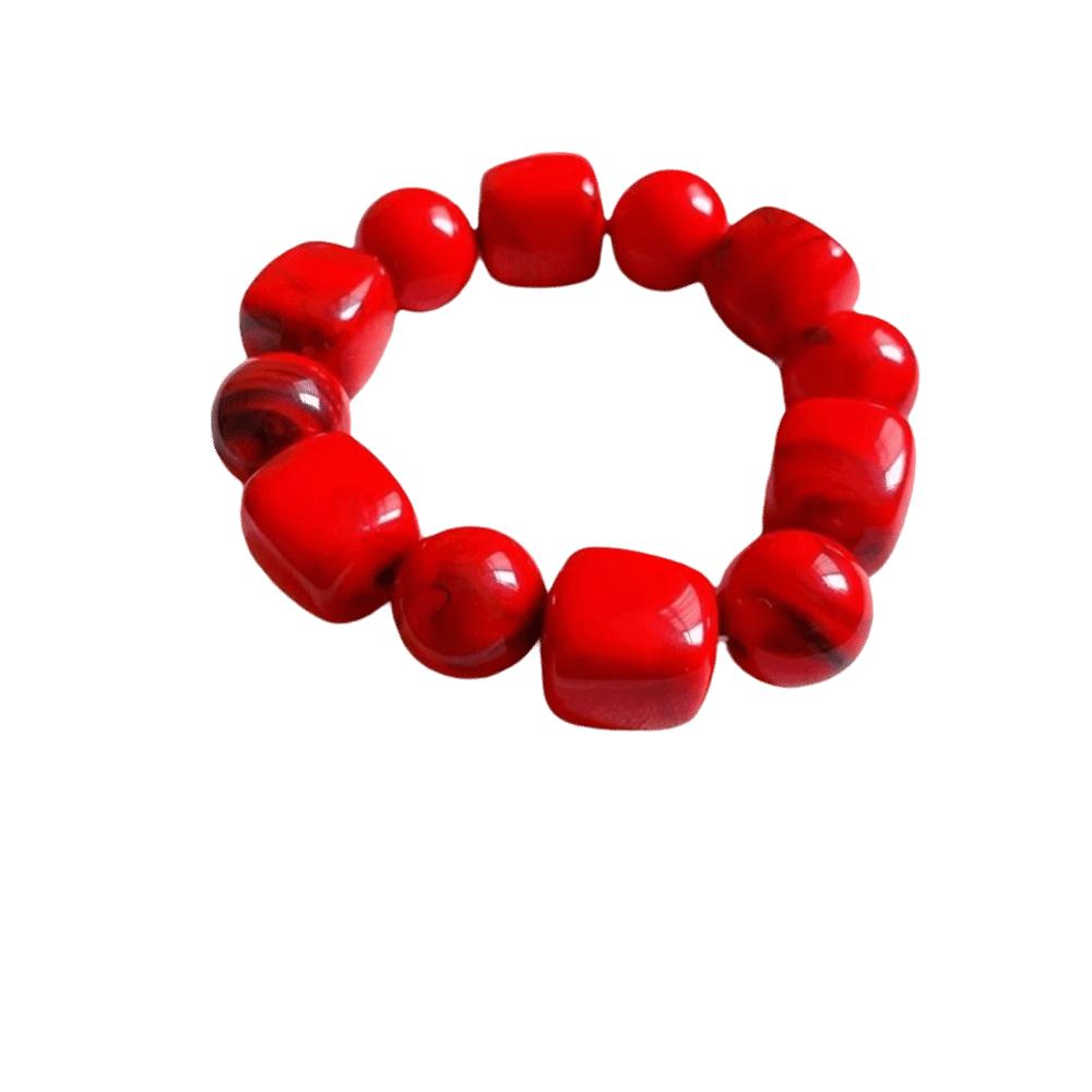 Geometric Women Bracelet Square Acrylic Hand Jewelry Cute Beaded Bracelet  Hand Accessory