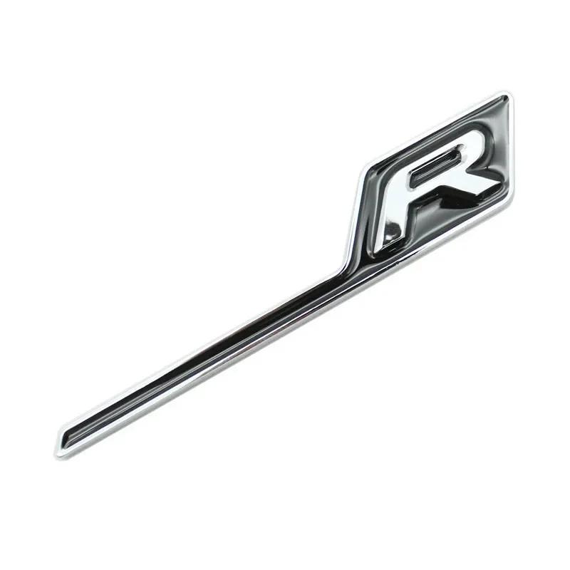 New 3D ABS C R S Letter Rear Trunk Emblem Badge Decal Auto Sticker Car Styling For Mercedes Benz AMG GTR GTC GTS GT43 GT63 C190