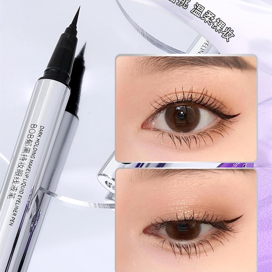 

BOB Водостойкая жидкая подводка для глаз с тонким кончиком: Легко для начинающих, Быстросохнущий, Не размазывается, Идеально подходит для нижних ресниц и эгё-саль. 600mg