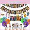 Vibrant And Eye-catching Encanto Birthday Party Decorations Set With Balloons And Hanging Pieces