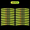 5/10/15/20Pcs Car Motorcycle Wheel Reflective Strips Colorful Hub Stickers For Mazda CX-3 Bk CX-5 MS Speed 5 6 2 3 CX30 MX-5
