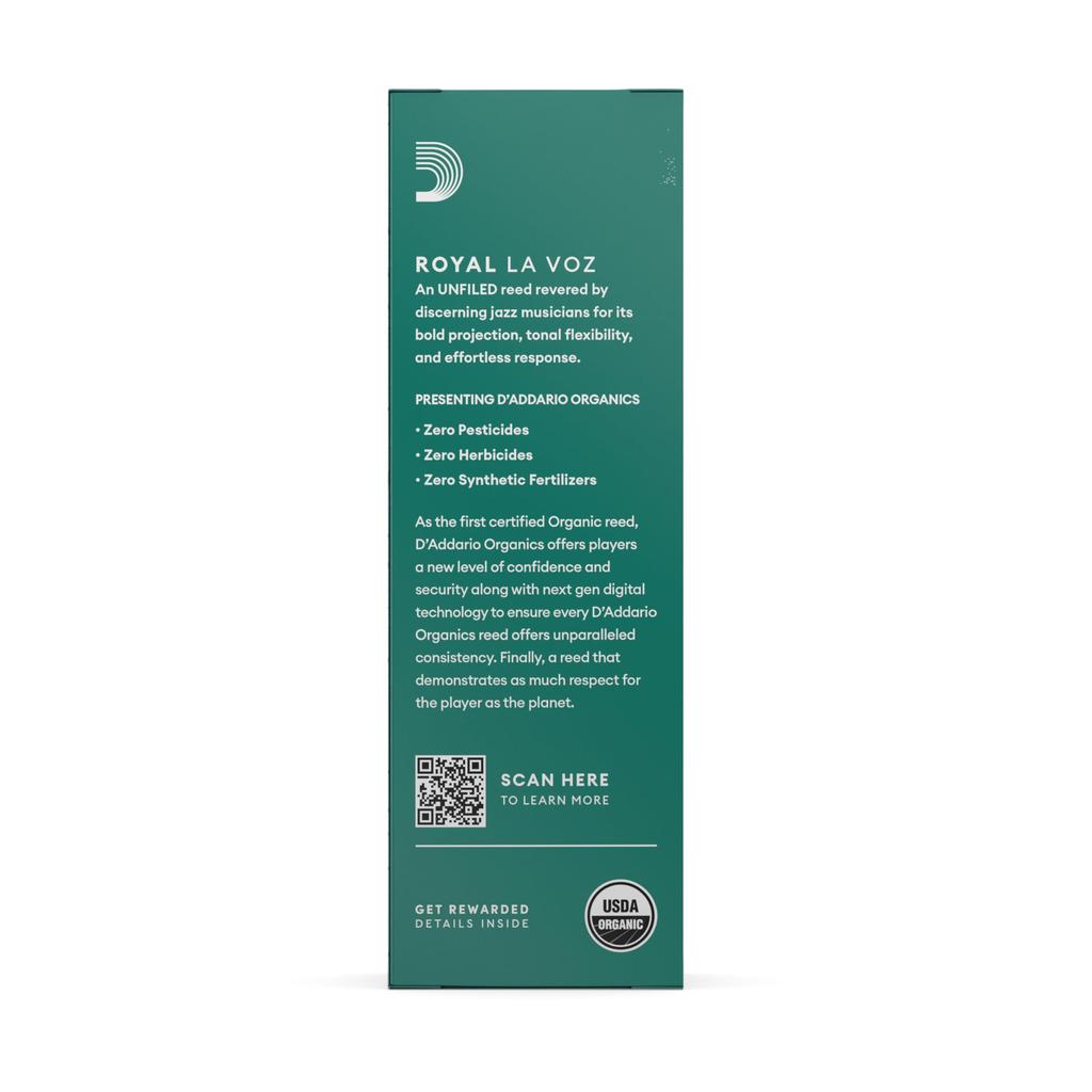 WoodWinds Reeds for Tenor Saxophone LA VOZ RKC05MD D'Addario D'Addario [Hardness Medium] 5-pack