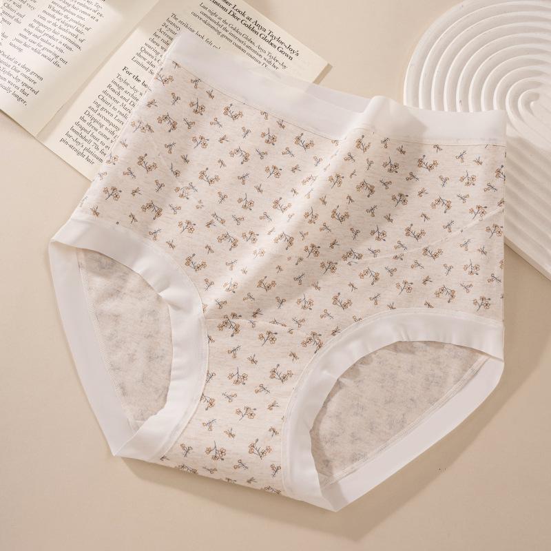 Ladies Spring and Autumn Cotton Medical Grade 10A Antibacterial Crotch High Waist Maternity Underwear