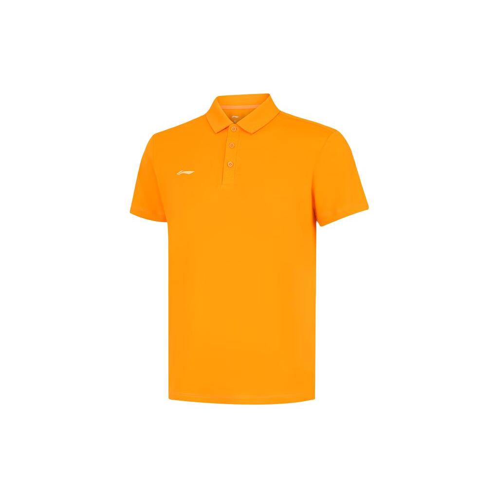 Li Ning Polo Shirt Men s Marigold Orange APLU189-9 S